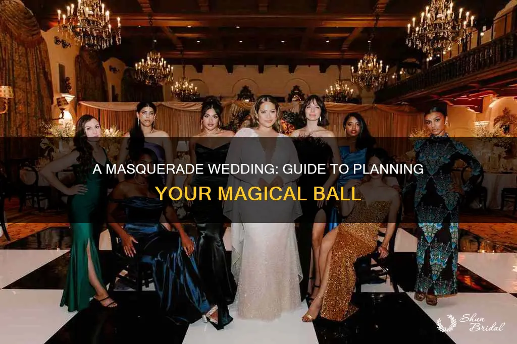 how to make your wedding a masquerade ball