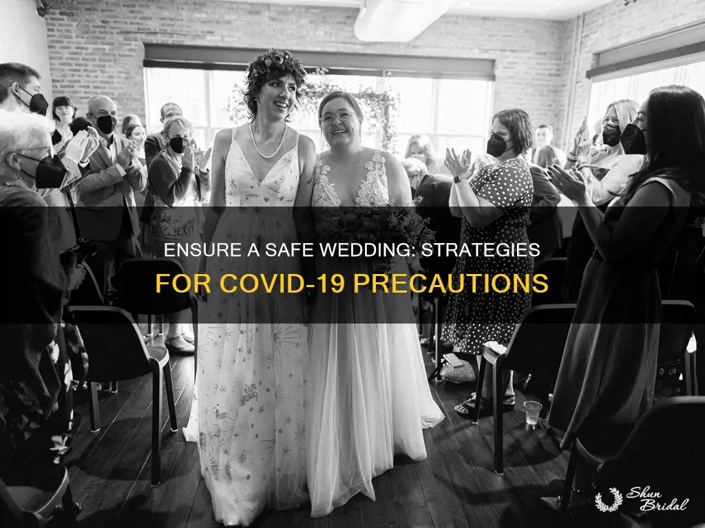 how to make your wedding covid safe