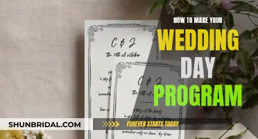 Planning Your Wedding: Crafting the Perfect Day Schedule