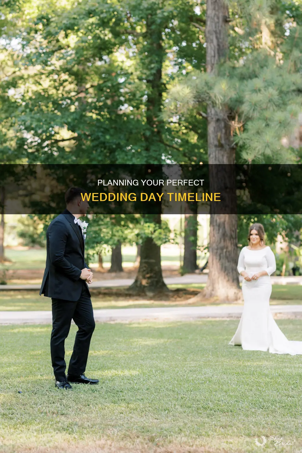 how to make your wedding day time line