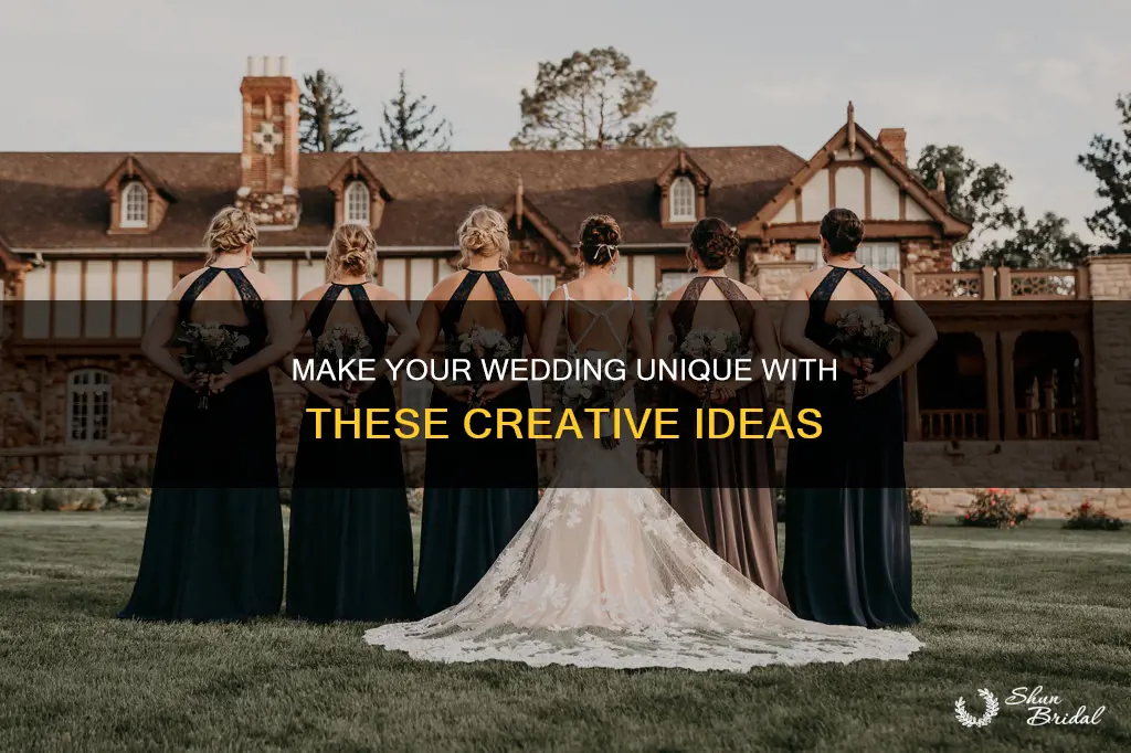 how to make your wedding different