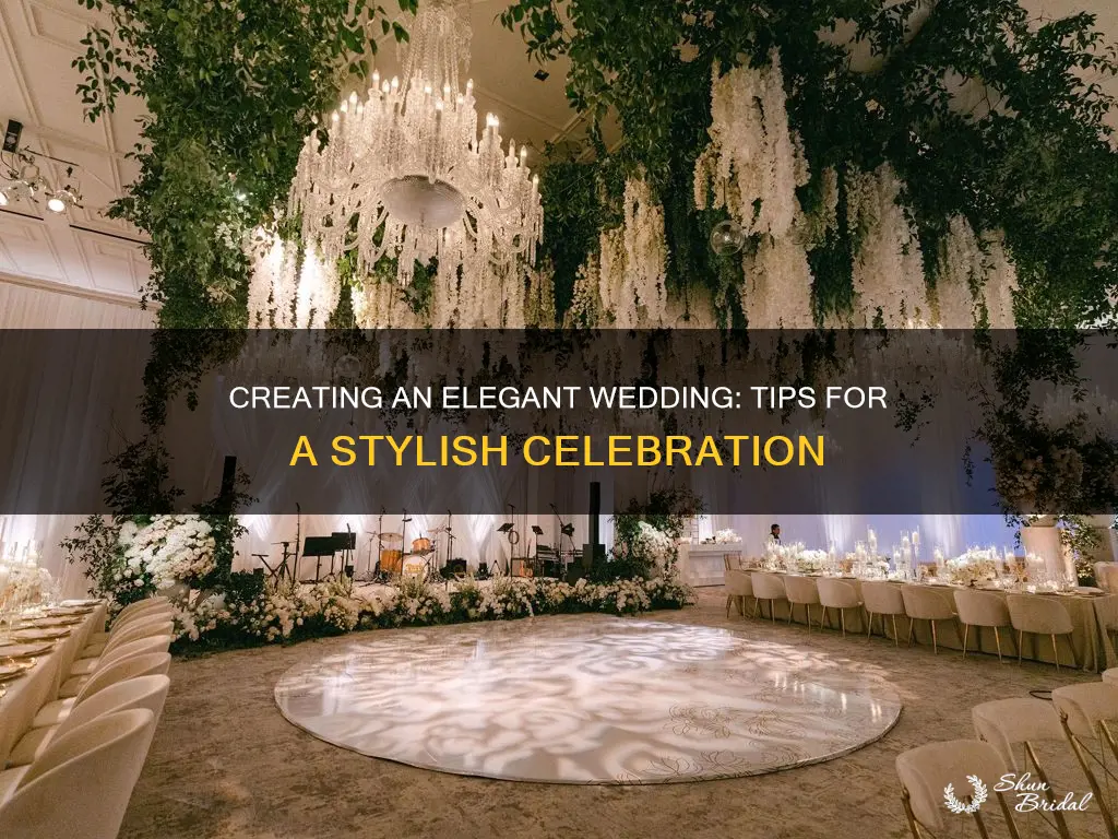 how to make your wedding elegant