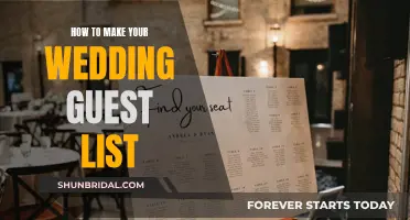 Creating the Perfect Wedding Guest List: A Stress-Free Guide