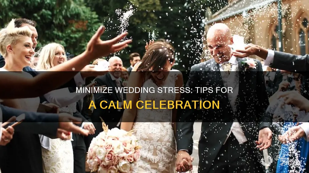 how to make your wedding less stressful