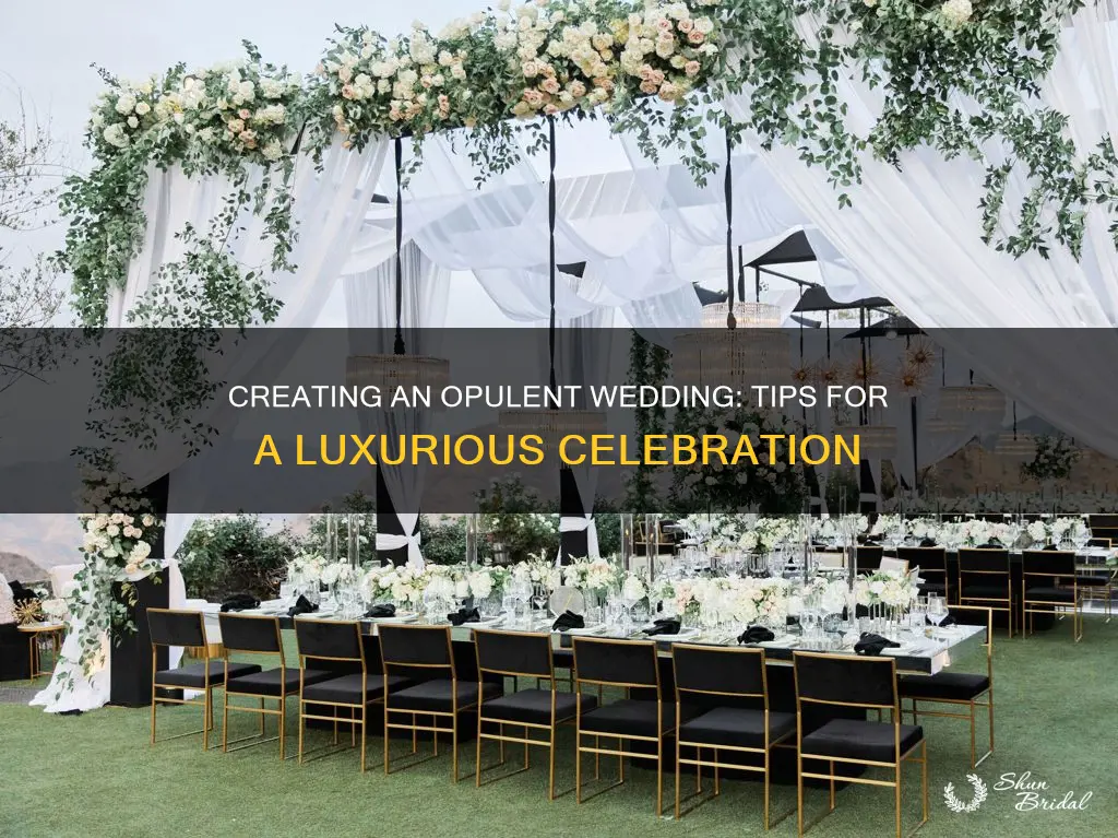 how to make your wedding luxurious