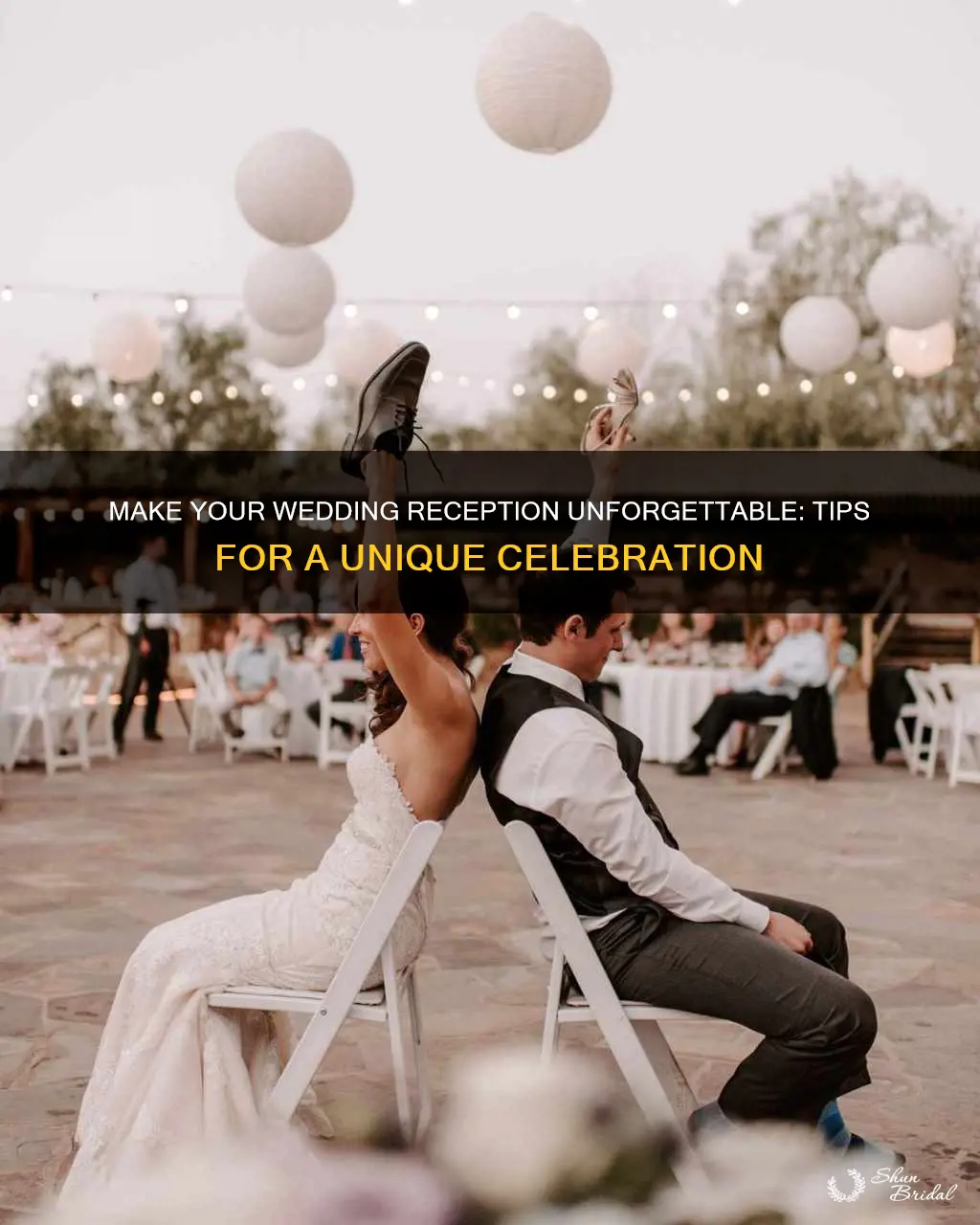 how to make your wedding reception fun and unique