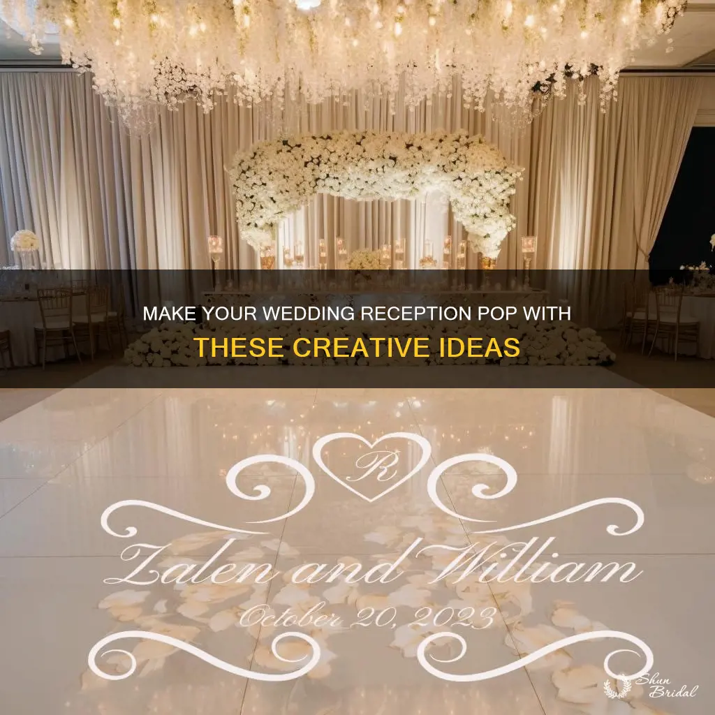 how to make your wedding reception pop