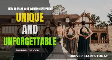 Make Your Wedding Reception Uniquely Unforgettable: Tips and Tricks