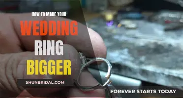 Resizing Your Wedding Ring: Making It Bigger