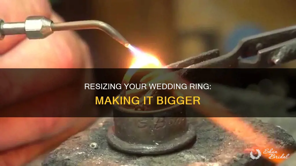 how to make your wedding ring bigger