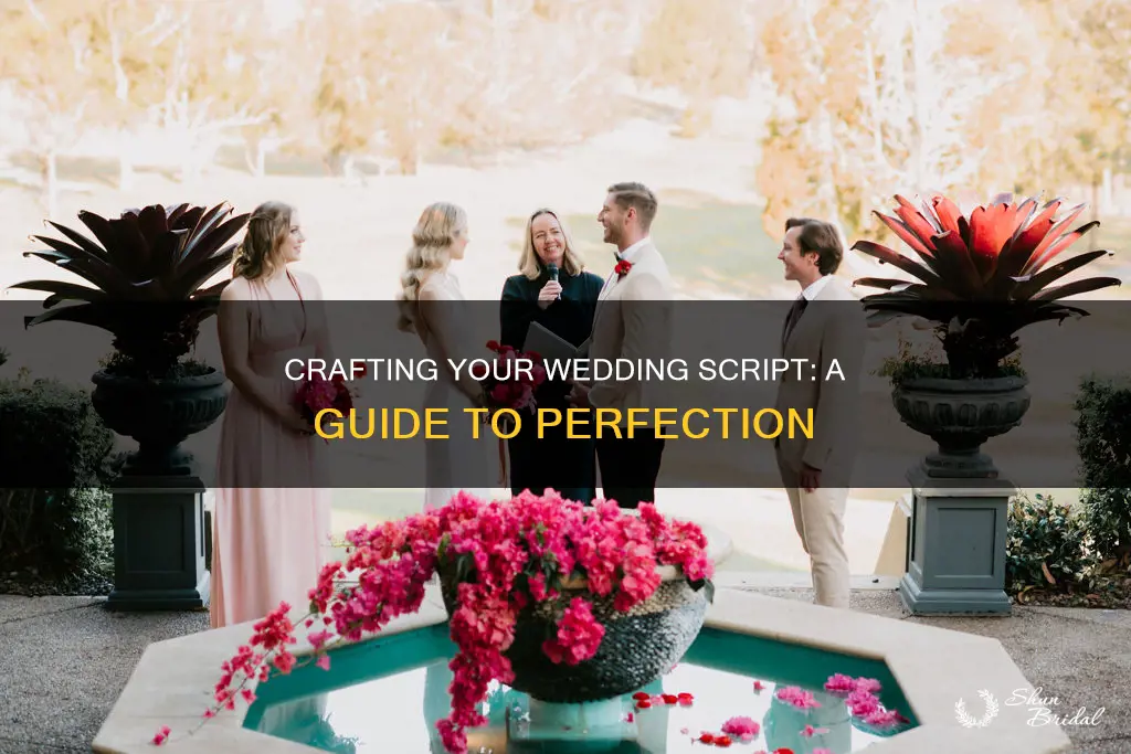 how to make your wedding script