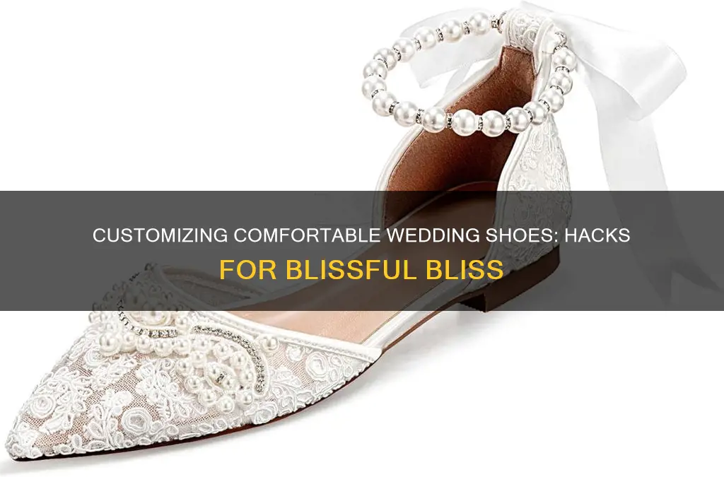 how to make your wedding shoes comfortable