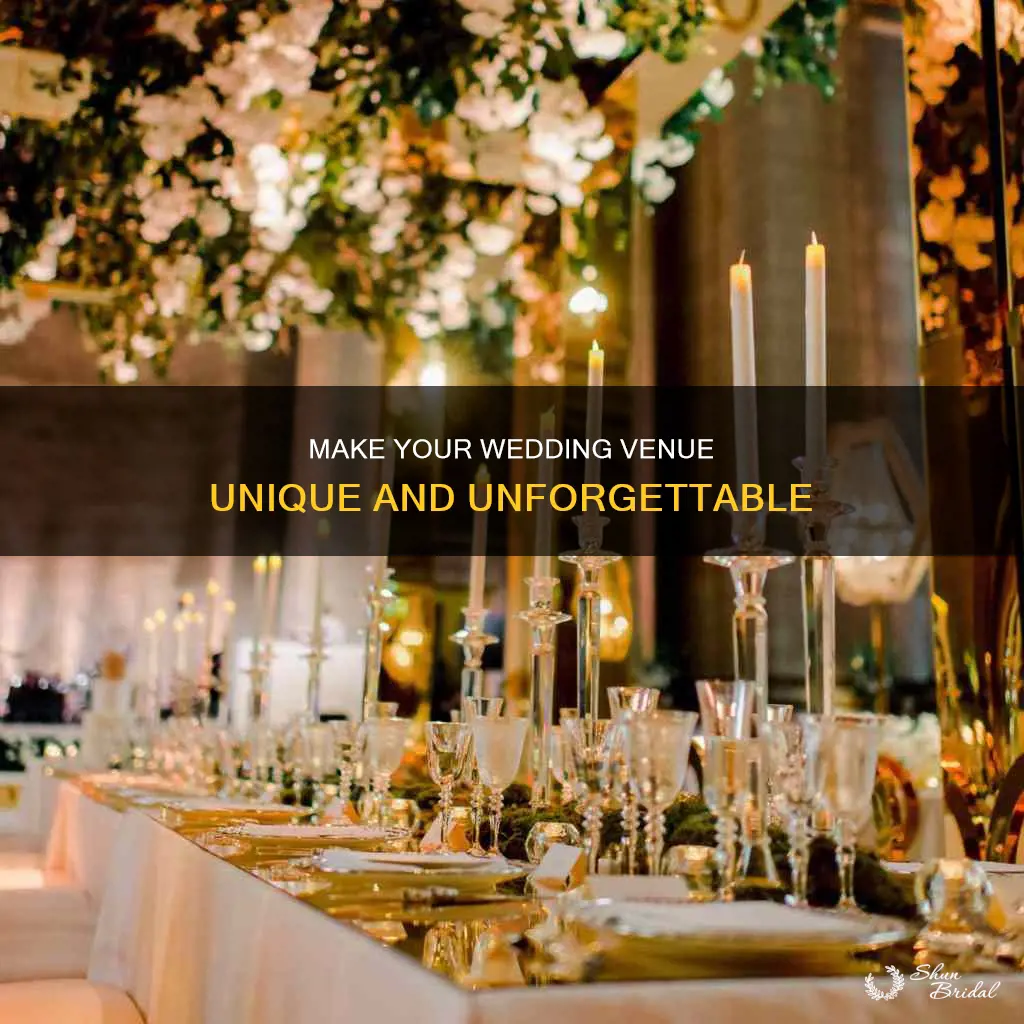 how to make your wedding venue stand out