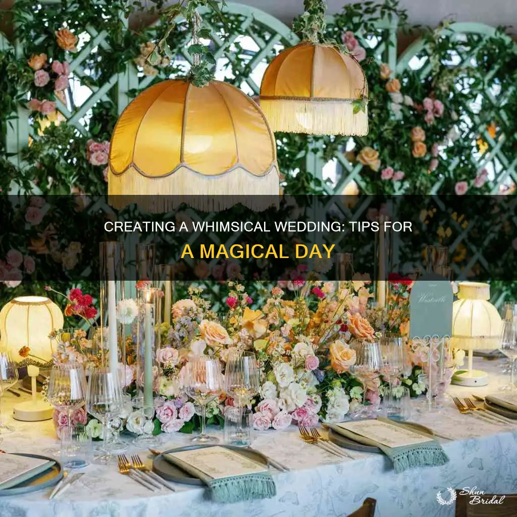 how to make your wedding whimsical