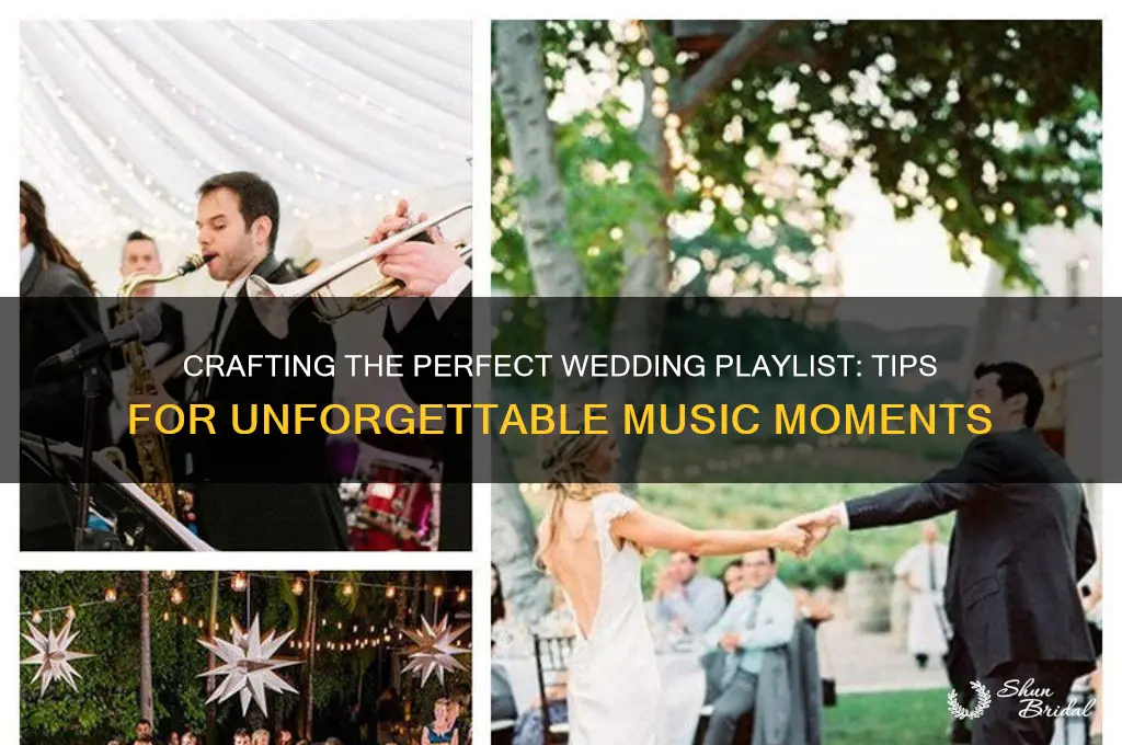 how to makea wedding playlist