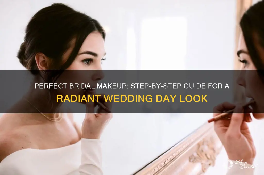 how to makeup a bride on her wedding day