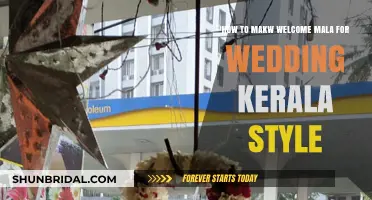 Crafting Kerala-Style Welcome Garland for Your Traditional Wedding