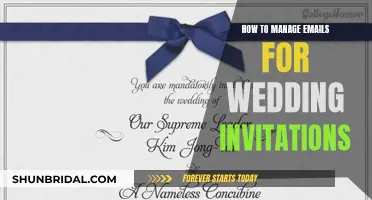 Managing Wedding Invites: Email Etiquette Simplified