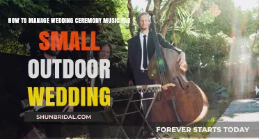 Perfect Outdoor Wedding Music: Tips for Intimate Ceremony Planning