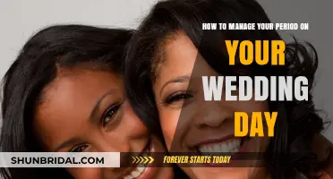Gracefully Managing Your Period on Your Wedding Day: Tips and Tricks