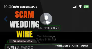 How to Identify and Mark Scam Messages on Wedding Wire