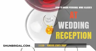 Personalized Wine Glasses: Marking a Memorable Wedding Reception