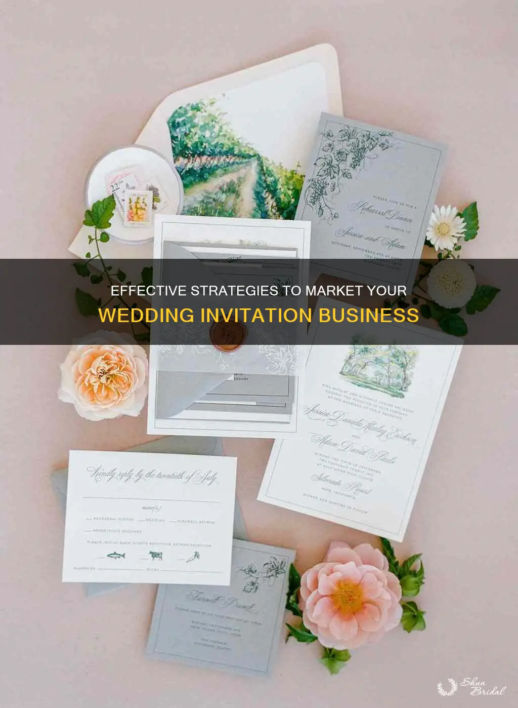 how to market a wedding invitation business