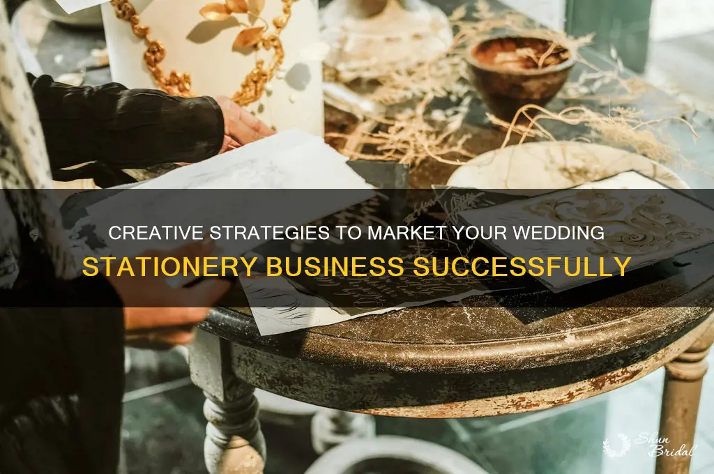 how to market a wedding stationery business