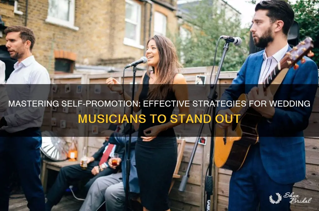how to market myself as a wedding musician