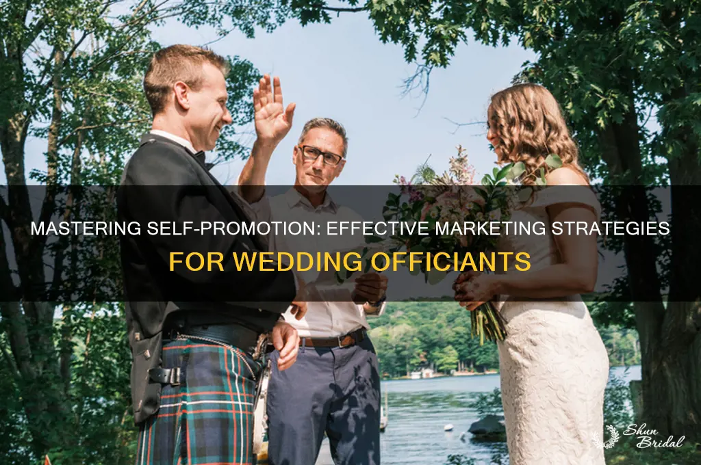 how to market yourself as a wedding officiant