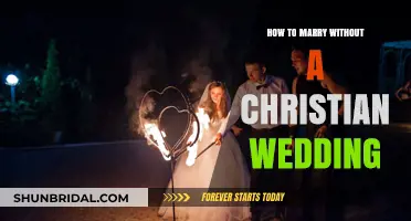 Alternative Ways to Marry Without a Traditional Christian Wedding Ceremony