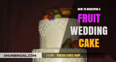 Marzipan Magic: Transforming Your Fruit Wedding Cake with Sweet Elegance