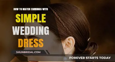 Choosing Earrings to Match Your Simple Wedding Dress