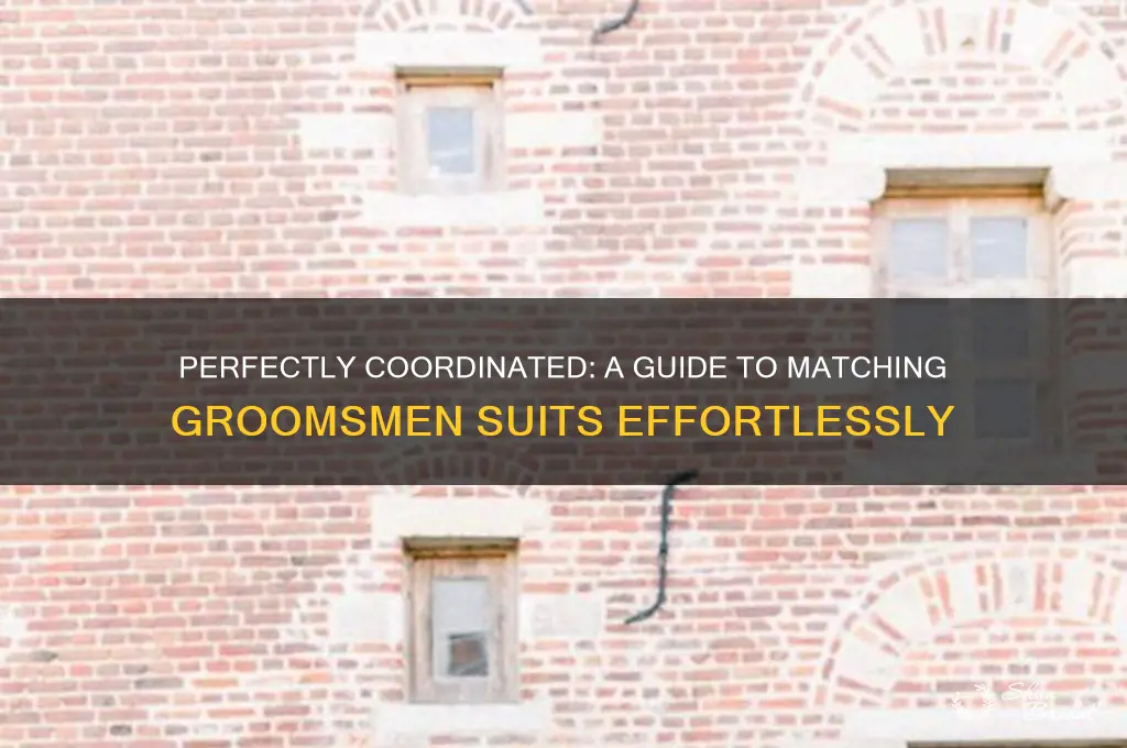 how to match groomsmen suits