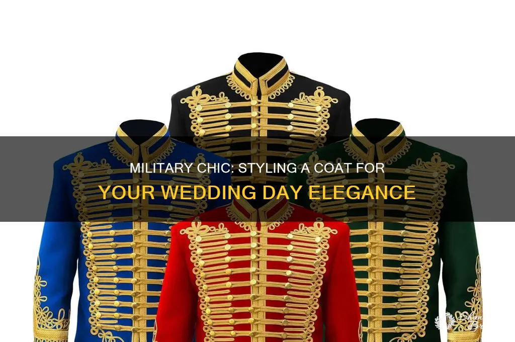 how to match military coat wedding