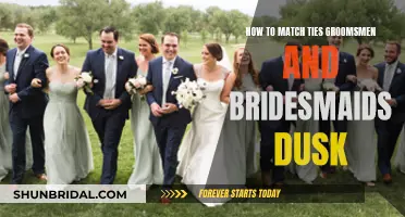 Matching Dusk Ties: Groomsmen and Bridesmaids Style Guide