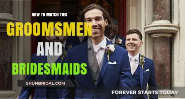 Coordinating Wedding Style: Matching Ties for Groomsmen and Bridesmaids