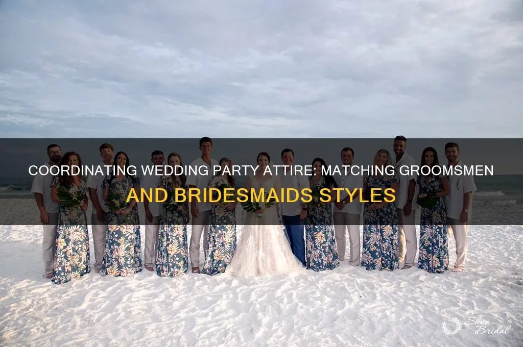 how to match your groomsmen and bridesmaids