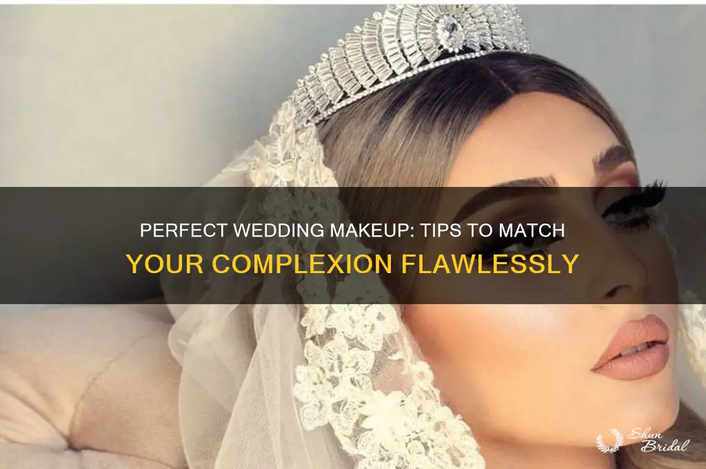 how to match your wedding makeup to your complexion