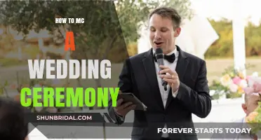 Mastering the Art of MC-ing Your Dream Wedding Ceremony