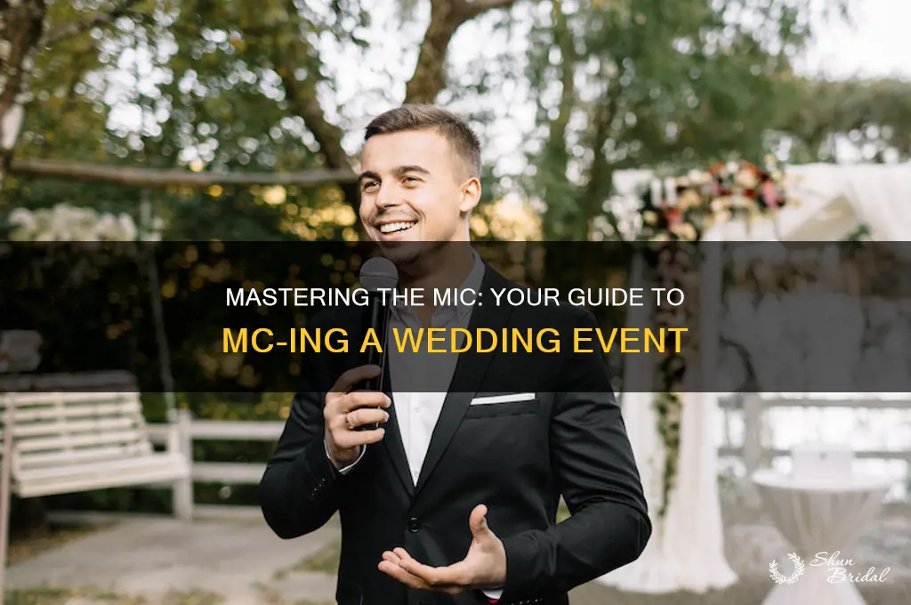 how to mc a wedding event