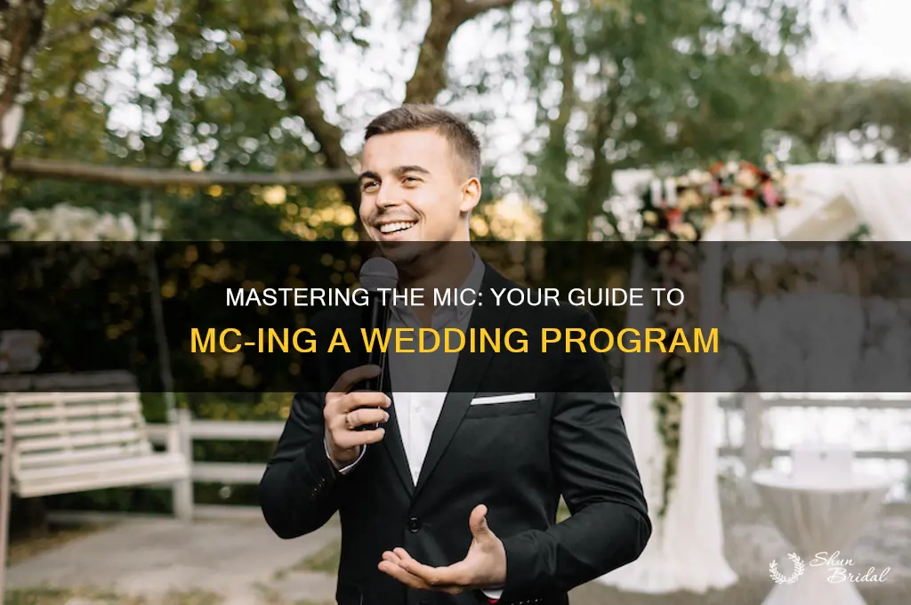 how to mc a wedding program