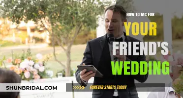 Mastering the Mic: Your Guide to MC-ing a Friend's Wedding