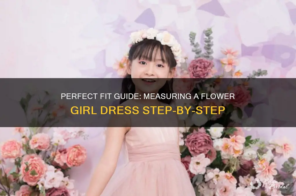 how to measure a flower girl dress