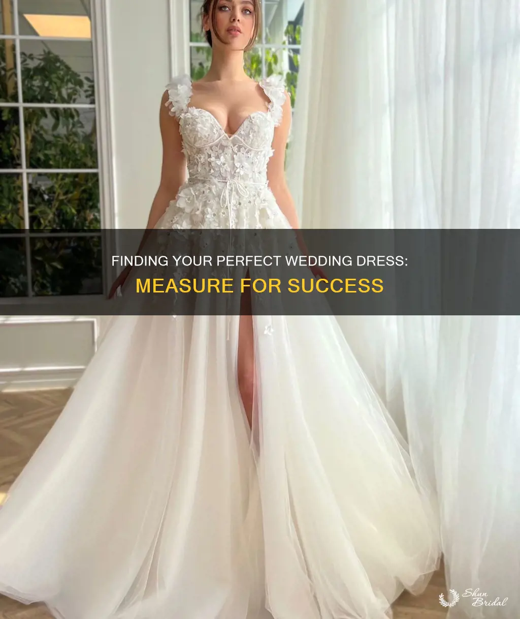 how to measure body for wedding dress