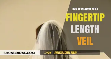 Perfect Veil Fit: Measuring for a Fingertip Length Veil Guide