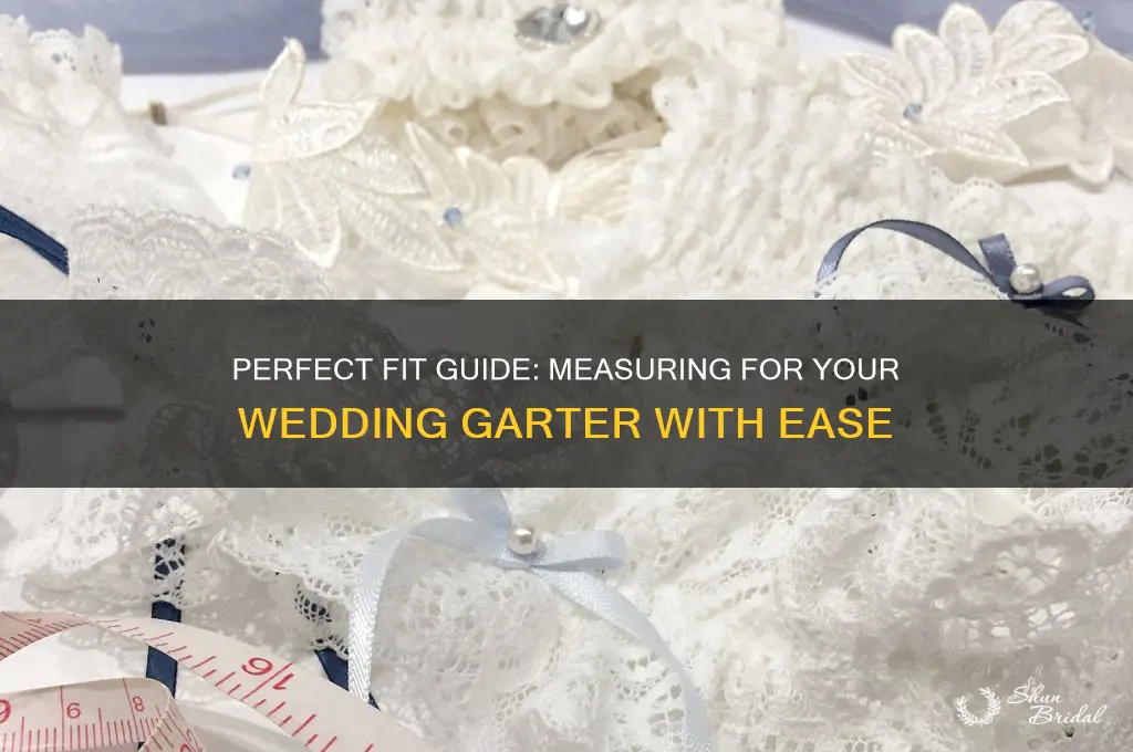 how to measure for a wedding garter