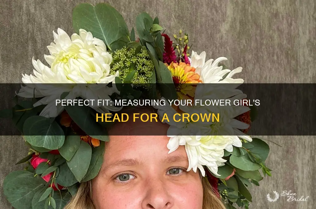 how to measure head for flower girl flower crown