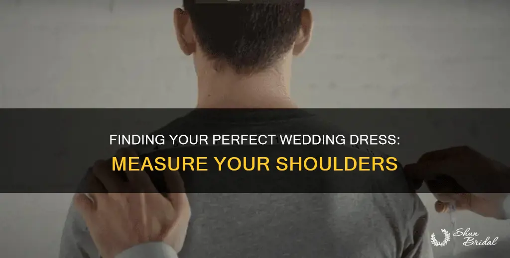 how to measure shoulder width for wedding dress