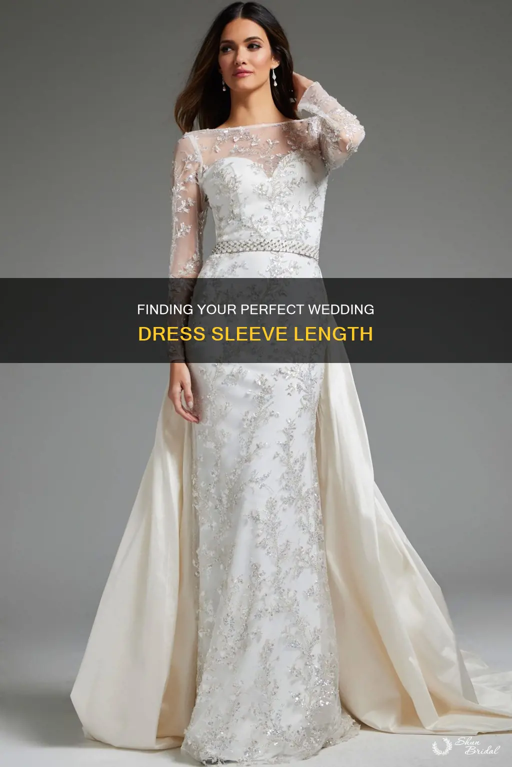 how to measure sleeve length for wedding dress